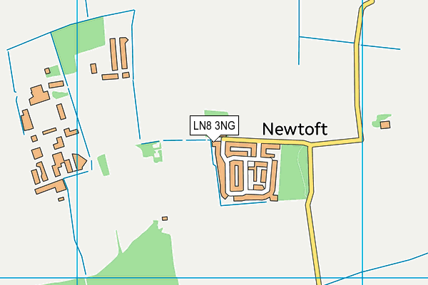 LN8 3NG map - OS VectorMap District (Ordnance Survey)