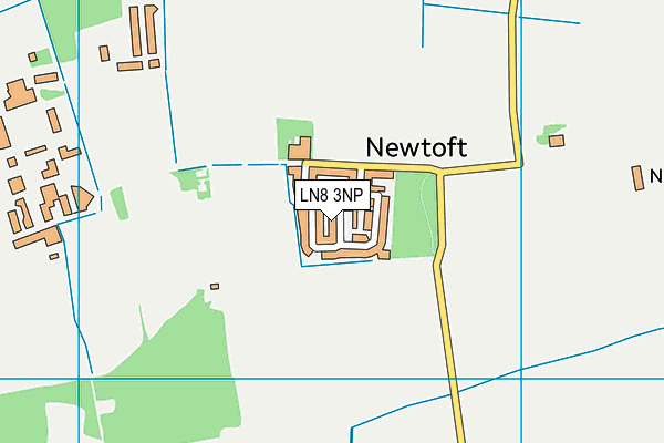 LN8 3NP map - OS VectorMap District (Ordnance Survey)