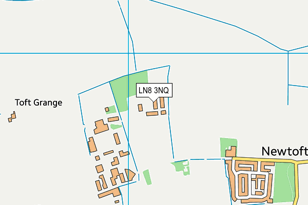 LN8 3NQ map - OS VectorMap District (Ordnance Survey)