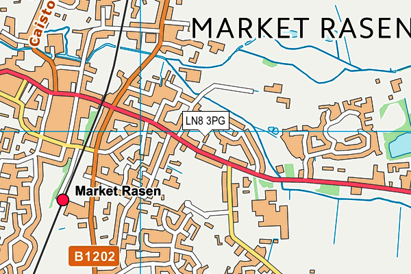 LN8 3PG map - OS VectorMap District (Ordnance Survey)