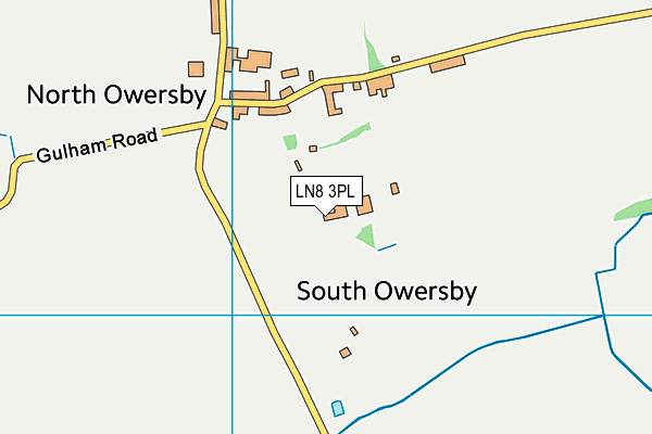 LN8 3PL map - OS VectorMap District (Ordnance Survey)