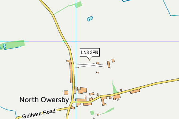 LN8 3PN map - OS VectorMap District (Ordnance Survey)
