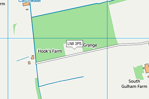 LN8 3PS map - OS VectorMap District (Ordnance Survey)