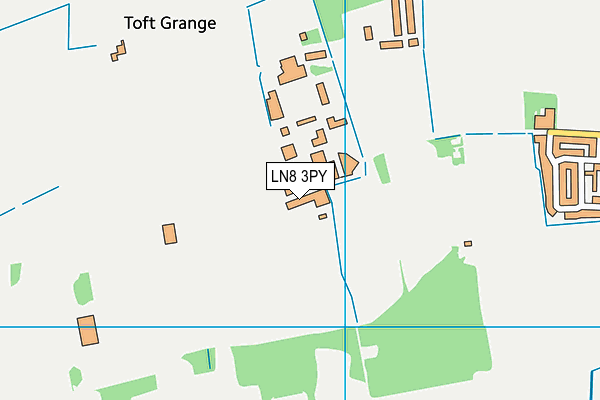 LN8 3PY map - OS VectorMap District (Ordnance Survey)