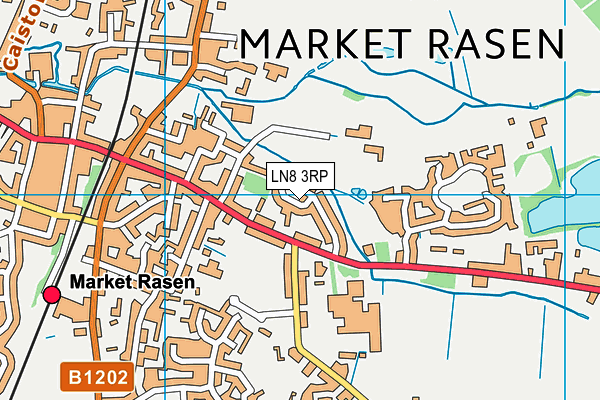 Map of K C HEATING (MARKET RASEN) LIMITED at district scale