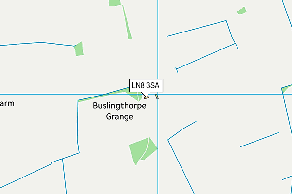 LN8 3SA map - OS VectorMap District (Ordnance Survey)