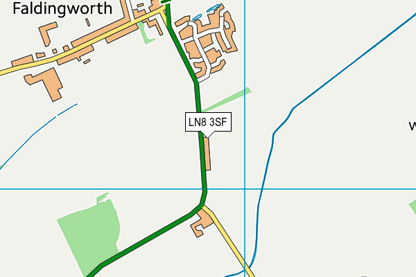 Faldingworth Community Primary School map (LN8 3SF) - OS VectorMap District (Ordnance Survey)