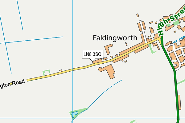 Map of FALDINGWORTH DEFENCE LTD at district scale