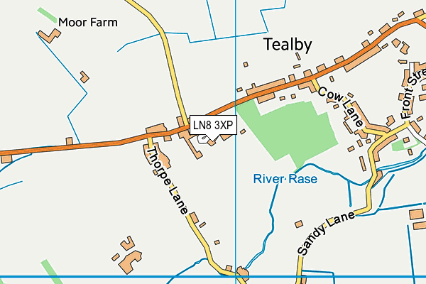 Map of TEALBY PROPERTY DEVELOPMENT COMPANY LIMITED at district scale