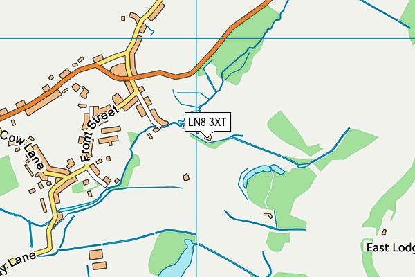 LN8 3XT map - OS VectorMap District (Ordnance Survey)
