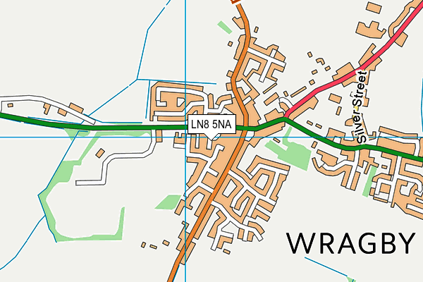 LN8 5NA map - OS VectorMap District (Ordnance Survey)