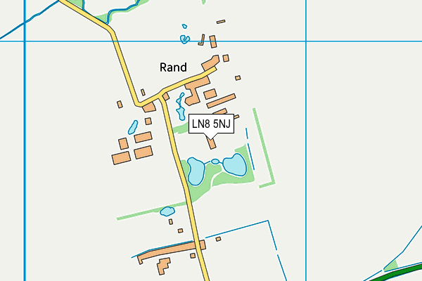 LN8 5NJ map - OS VectorMap District (Ordnance Survey)