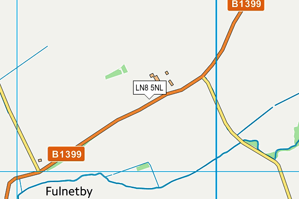 LN8 5NL map - OS VectorMap District (Ordnance Survey)