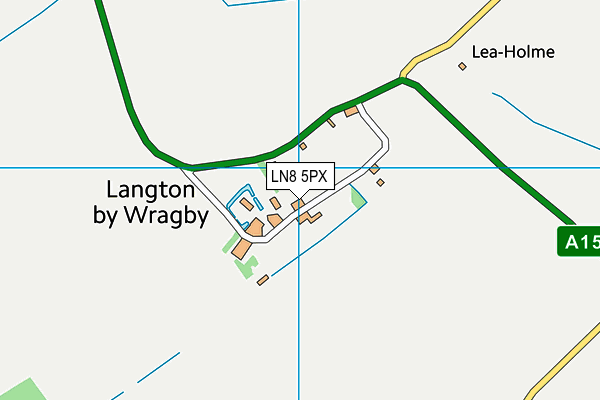 LN8 5PX map - OS VectorMap District (Ordnance Survey)