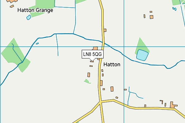 LN8 5QG map - OS VectorMap District (Ordnance Survey)