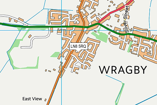 LN8 5RQ map - OS VectorMap District (Ordnance Survey)