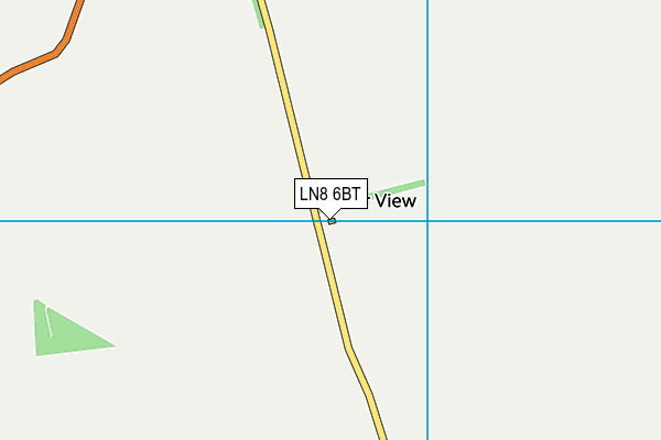 LN8 6BT map - OS VectorMap District (Ordnance Survey)