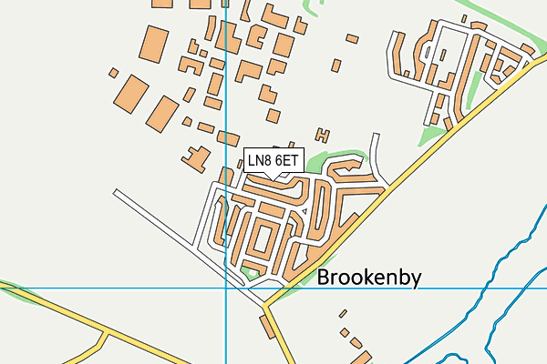 LN8 6ET map - OS VectorMap District (Ordnance Survey)