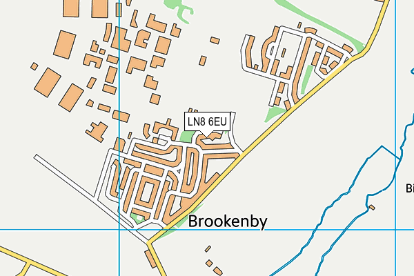 LN8 6EU map - OS VectorMap District (Ordnance Survey)