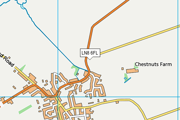 LN8 6FL map - OS VectorMap District (Ordnance Survey)