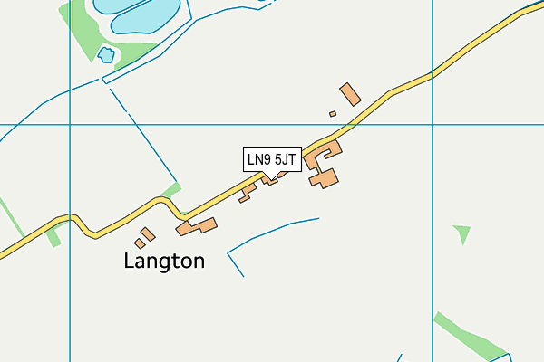 LN9 5JT map - OS VectorMap District (Ordnance Survey)