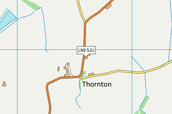 LN9 5JU map - OS VectorMap District (Ordnance Survey)