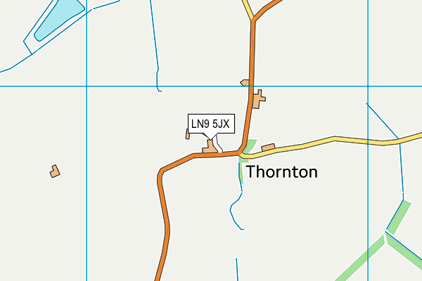 LN9 5JX map - OS VectorMap District (Ordnance Survey)
