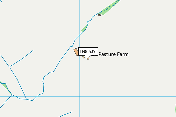 LN9 5JY map - OS VectorMap District (Ordnance Survey)