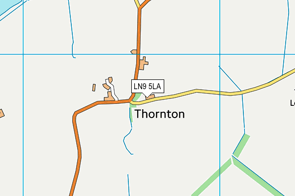 LN9 5LA map - OS VectorMap District (Ordnance Survey)