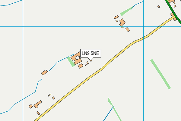 LN9 5NE map - OS VectorMap District (Ordnance Survey)