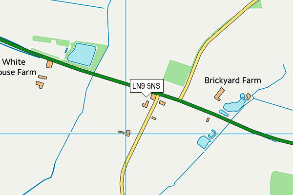 LN9 5NS map - OS VectorMap District (Ordnance Survey)