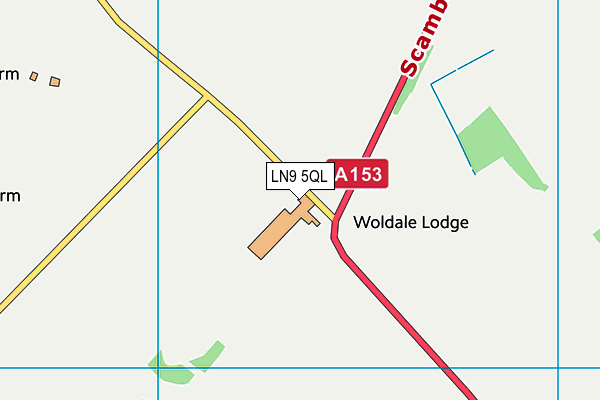 LN9 5QL map - OS VectorMap District (Ordnance Survey)