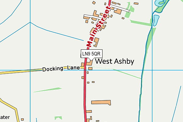 LN9 5QR map - OS VectorMap District (Ordnance Survey)