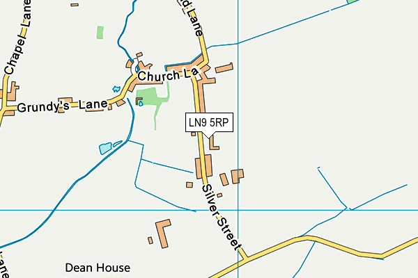 LN9 5RP map - OS VectorMap District (Ordnance Survey)