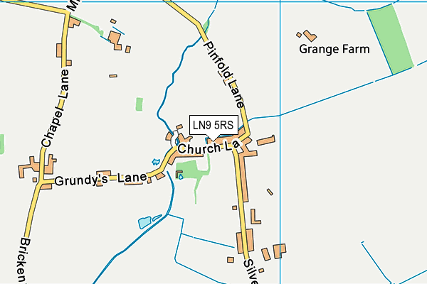 LN9 5RS map - OS VectorMap District (Ordnance Survey)