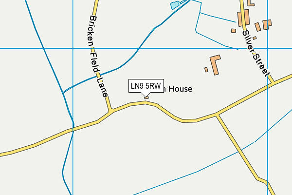 LN9 5RW map - OS VectorMap District (Ordnance Survey)