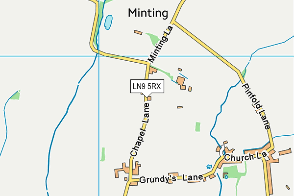 LN9 5RX map - OS VectorMap District (Ordnance Survey)