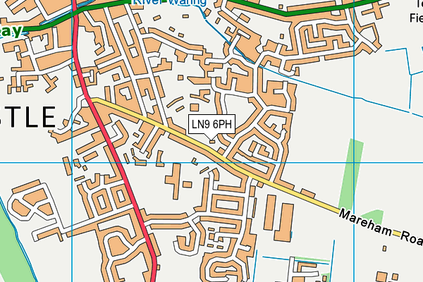 LN9 6PH map - OS VectorMap District (Ordnance Survey)
