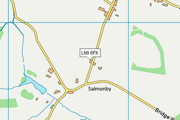 LN9 6PX map - OS VectorMap District (Ordnance Survey)