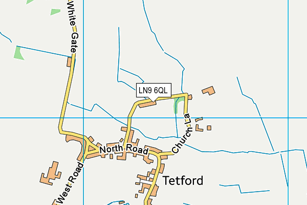 LN9 6QL map - OS VectorMap District (Ordnance Survey)
