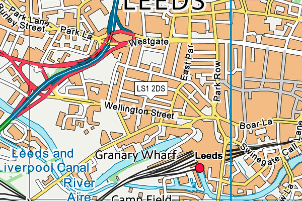 Map of NOSH (LEEDS) LIMITED at district scale