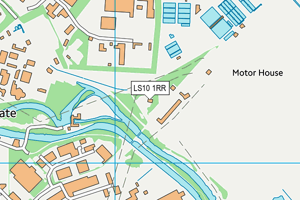 LS10 1RR map - OS VectorMap District (Ordnance Survey)