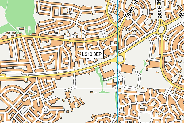 LS10 3EP map - OS VectorMap District (Ordnance Survey)