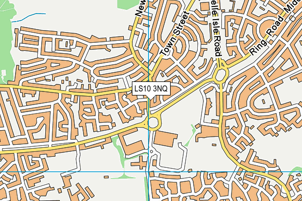 LS10 3NQ map - OS VectorMap District (Ordnance Survey)