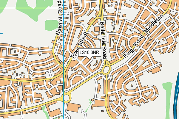 LS10 3NR map - OS VectorMap District (Ordnance Survey)