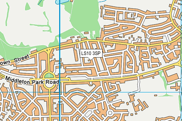 LS10 3SP map - OS VectorMap District (Ordnance Survey)