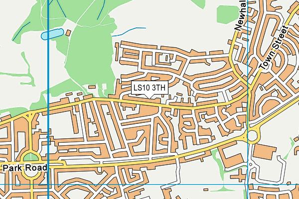 LS10 3TH map - OS VectorMap District (Ordnance Survey)