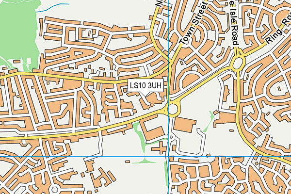 LS10 3UH map - OS VectorMap District (Ordnance Survey)