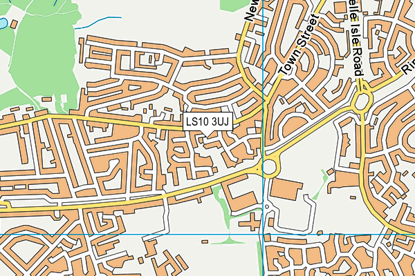 LS10 3UJ map - OS VectorMap District (Ordnance Survey)