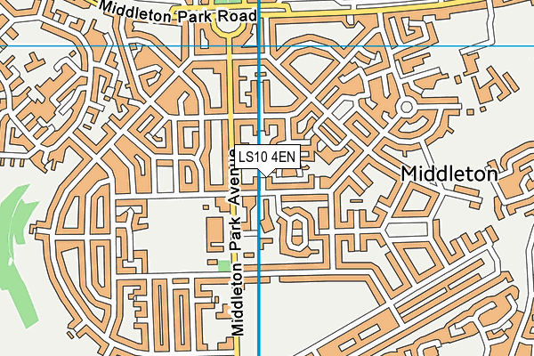 LS10 4EN map - OS VectorMap District (Ordnance Survey)